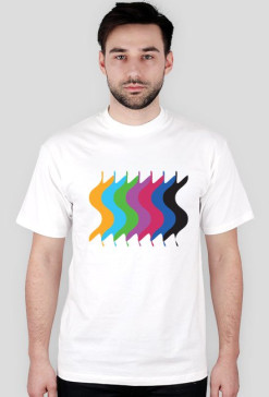 T-Shirt Fale Biały