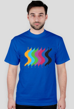 T-Shirt Fale Granat