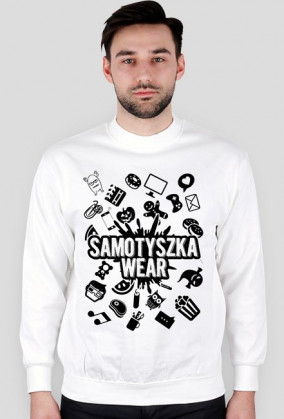 BLUZA - SAMOTYSZKA WEAR [BIAŁA]