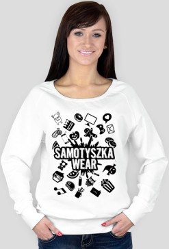 BLUZA - SAMOTYSZKA WEAR [BIAŁA]