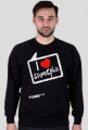 BLUZA - I ❤ SAMOTYHA [CZARNA]
