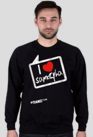 BLUZA - I ❤ SAMOTYHA [CZARNA]