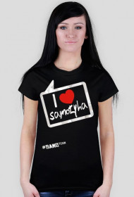 I ❤ SAMOTYHA [CZARNA]