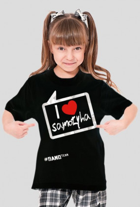 I ❤ SAMOTYHA [CZARNA]