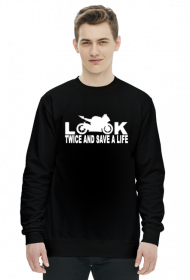 LOOK TWICE AND SAVE A LIFE bluza