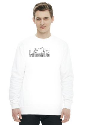 LOOK TWICE AND SAVE A LIFE bluza