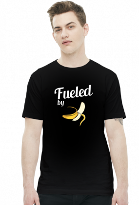 T-shirt biegacza. Fueled by bananas.