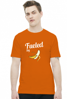 T-shirt biegacza. Fueled by bananas.