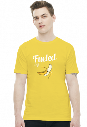 T-shirt biegacza. Fueled by bananas.