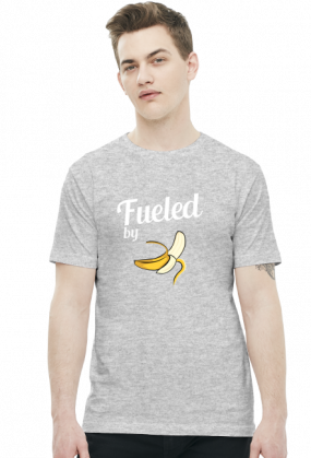 T-shirt biegacza. Fueled by bananas.