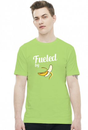 T-shirt biegacza. Fueled by bananas.