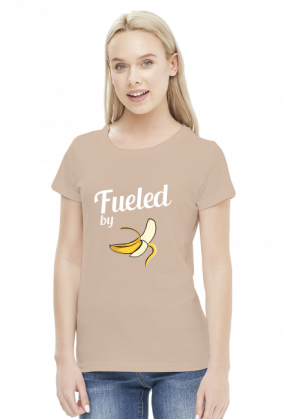 T-shirt biegaczki. Fueled by bananas.