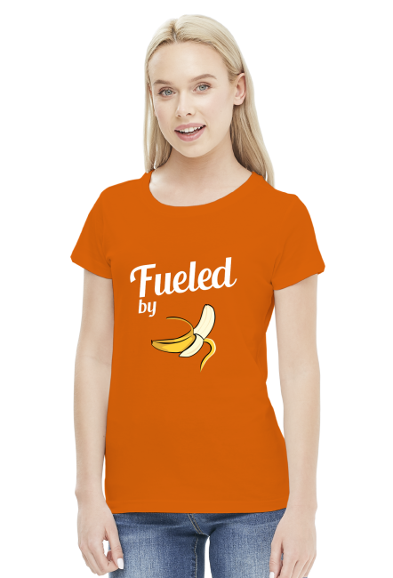 T-shirt biegaczki. Fueled by bananas.