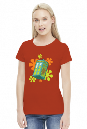 GeekWear - Tardis, Doctor Who, Scooby Doo, Mystery Machine -koszulka damska