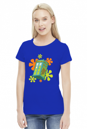 GeekWear - Tardis, Doctor Who, Scooby Doo, Mystery Machine -koszulka damska