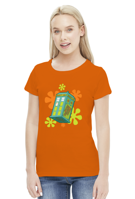 GeekWear - Tardis, Doctor Who, Scooby Doo, Mystery Machine -koszulka damska