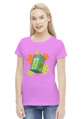 GeekWear - Tardis, Doctor Who, Scooby Doo, Mystery Machine -koszulka damska