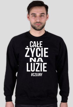 CŻNL Czujny bluza czarna bk