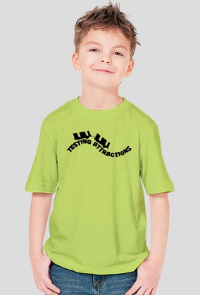 T-Shirt Chłopięcy Testing Attractions
