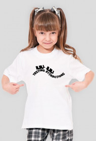 T-Shirt Dziewczęcy Testing Attractions