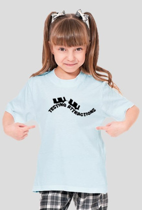 T-Shirt Dziewczęcy Testing Attractions