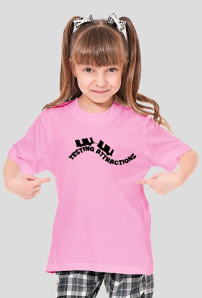 T-Shirt Dziewczęcy Testing Attractions