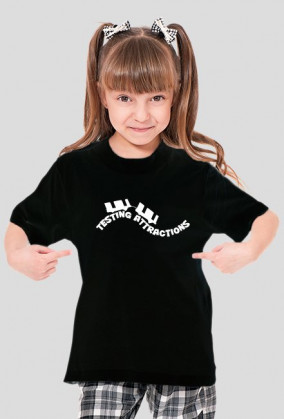T-Shirt Dziewczęcy Testing Attractions
