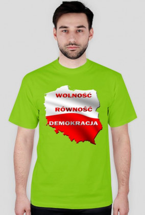 Wolność, równość demokracja - kolor