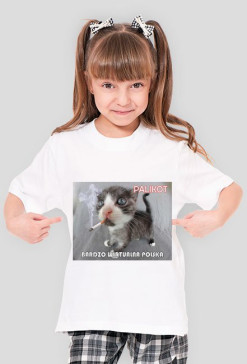 Dziecięca koszulka Pali Kot