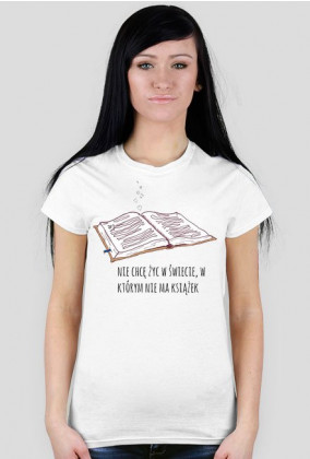 Koszulka "Nie chcę żyć w świecie..."