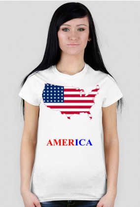 T-Shirt AMERICA White