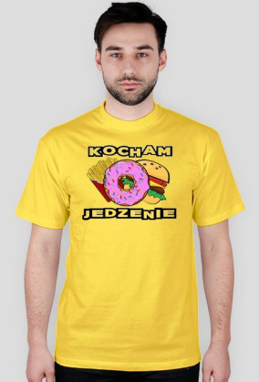 Koszulka "Kocham jedzenie v1"