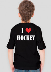 Logo - przód, I ♥ Hockey - tył