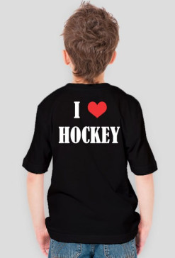 Logo - przód, I ♥ Hockey - tył