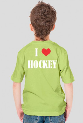 Logo - przód, I ♥ Hockey - tył
