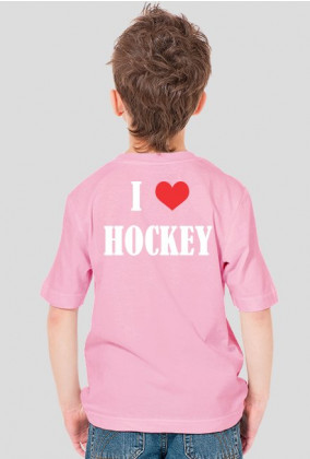 Logo - przód, I ♥ Hockey - tył