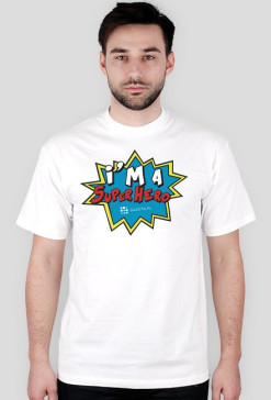 SuperHero biała męska