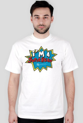 SuperHero biała męska