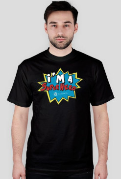 SuperHero czarna męska