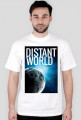 MĘSKA Koszulka Distant World BIAŁA