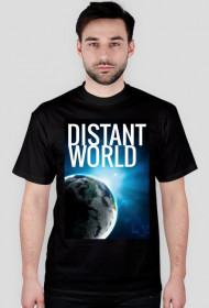 MĘSKA Koszulka Distant World CZARNA