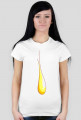 Kropla Arganu. Prosty T-Shirt damski