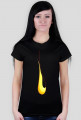 Kropla Arganu. Prosty T-Shirt damski