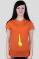 Kropla Arganu. Prosty T-Shirt damski