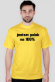 Koszulka "jestem polak na 100%"