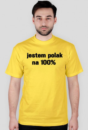 Koszulka "jestem polak na 100%"