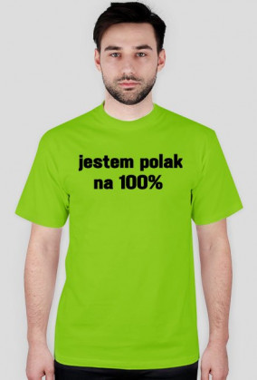 Koszulka "jestem polak na 100%"