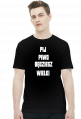 Koszulka Męska - Pij Piwo Będziesz Wielki [biały napis]