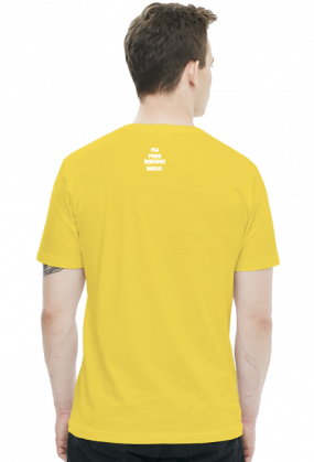 Koszulka Męska - Pij Piwo Będziesz Wielki [biały napis]