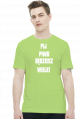 Koszulka Męska - Pij Piwo Będziesz Wielki [biały napis]